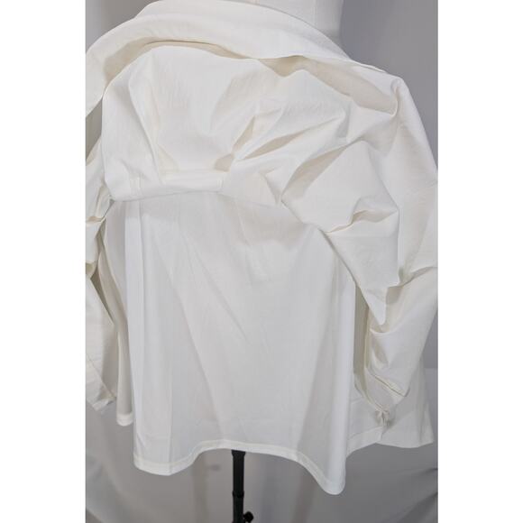 Torrid NWOT White Pleated A-Line Mini Skirt Size 18 - Picture 5 of 7